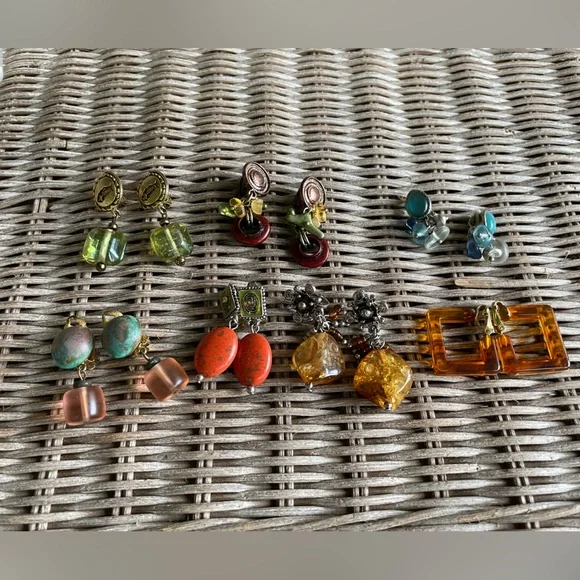 Clip Earring Lot - Over 25 Pairs - Picture 2 of 8